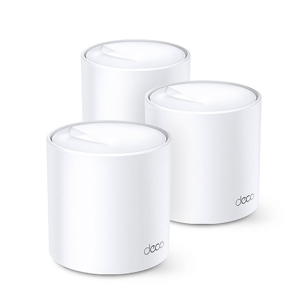 Roteador Mesh TP-Link Deco X60 Wi-Fi 6 AX5400 Kit 3 Unidades