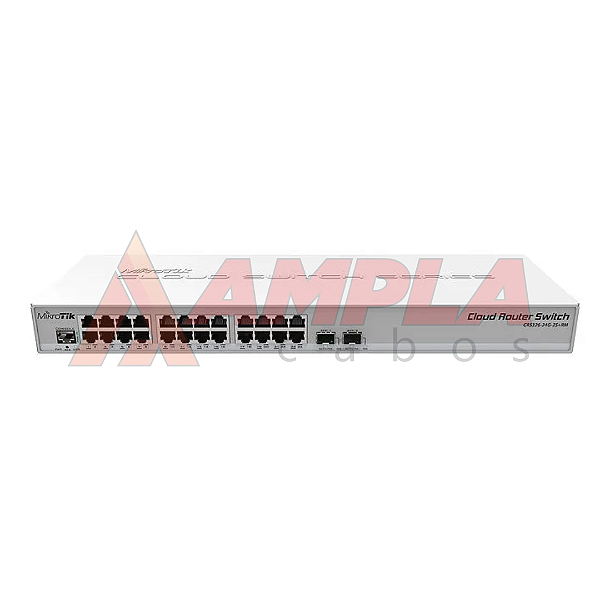 Switch Mikrotik CRS326-24G-2S+RM - Mikrotik - 24 Portas Gigabit