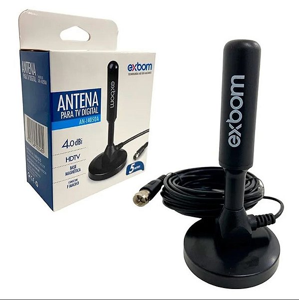 ANTENA PARA TV DIGITAL AN-I4050A - EXBOM