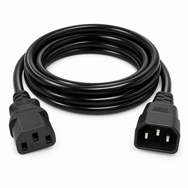 Cabo Extensor de Força IEC C13 para C14 10A 3 m