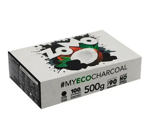 Carvão cocô narguilé Zomo