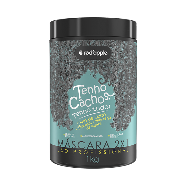 Máscara 2x1 - Tenho Cachos, Tenho Tudo!