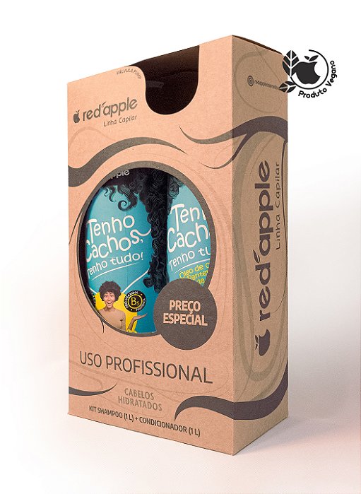 Kit Cachos - Shampoo + Condicionador - Tenho Cachos, Tenho Tudo!