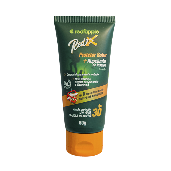 Protetor Solar FPS 30 + Repelente de Insetos Advanced Red X 60g