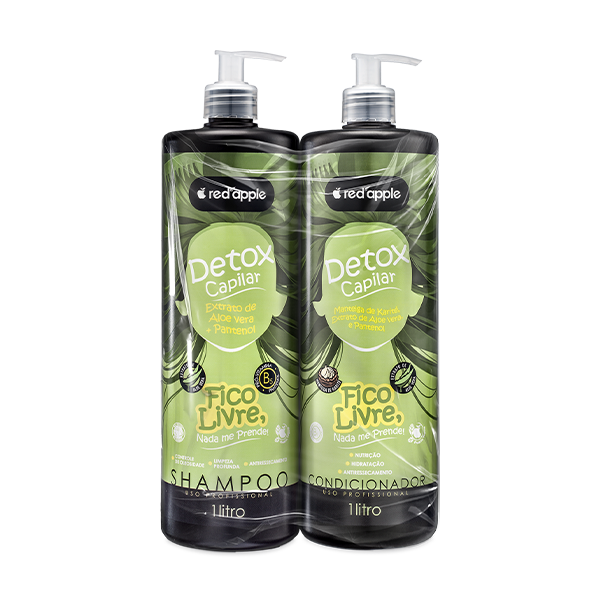 Kit Detox - Shampoo + Condicionador - Fico Livre, Nada me Prende!