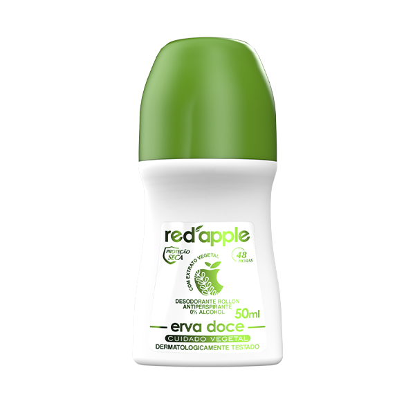 Desodorante Antitranspirante Roll-On - Erva Doce