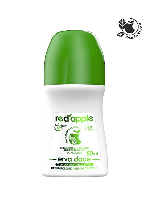 Desodorante Antitranspirante Roll-On - Erva Doce
