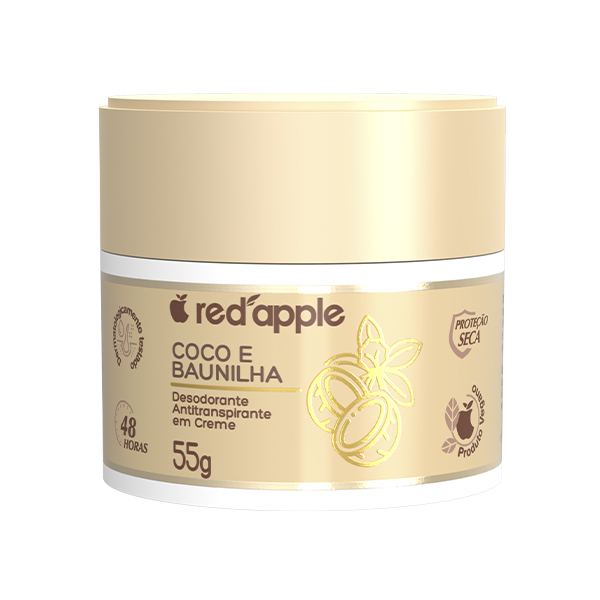 Desodorante Antitranspirante em Creme Coco e Baunilha