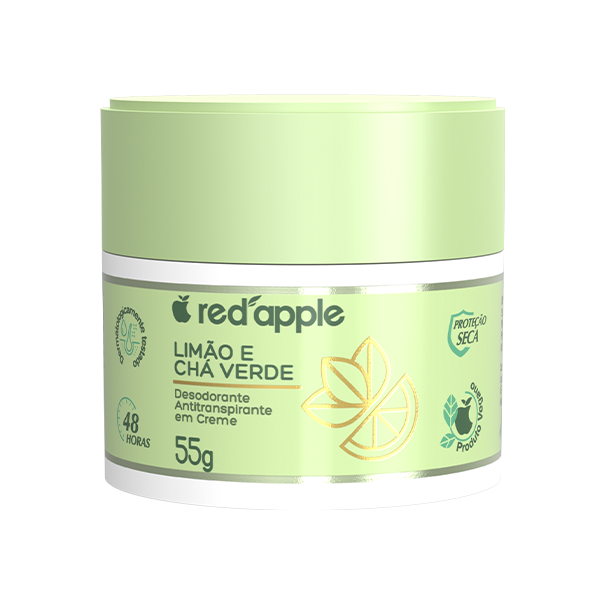 Desodorante Antitranspirante em Creme Limão e Chá Verde