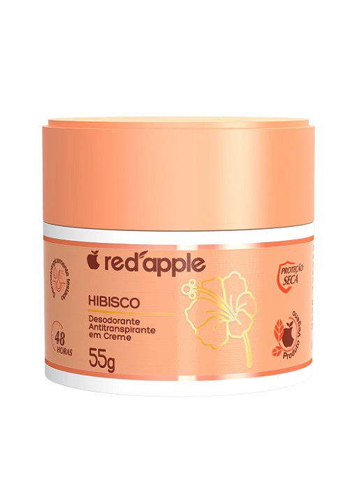 Desodorante Antitranspirante em Creme - Hibisco