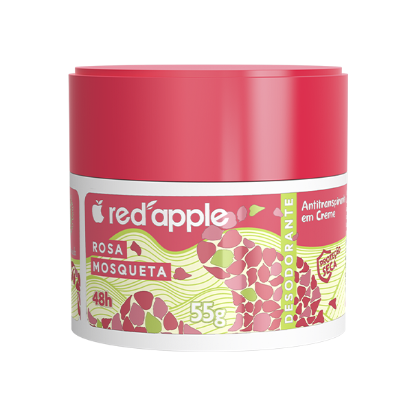 Desodorante Antitranspirante em Creme Rosa Mosqueta