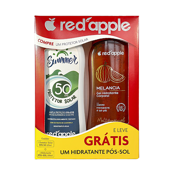 Kit Protetor + Hidratante pós-sol Melancia