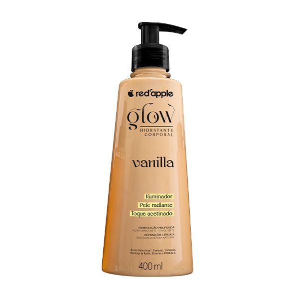 Hidratante Corporal Glow Vanilla Red Apple 400ml