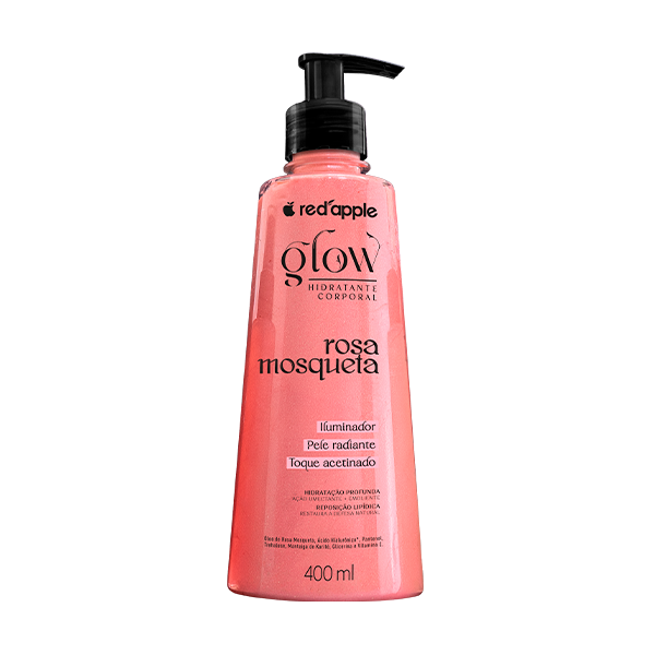 Hidratante Corporal Glow Rosa Mosqueta Red Apple 400ml