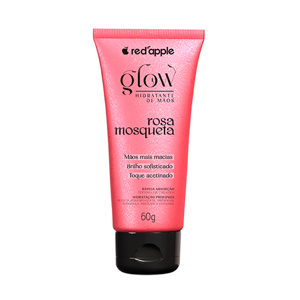 Hidratante de Mãos Glow Rosa Mosqueta Red Apple 60g