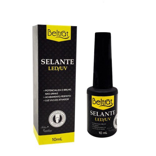 SELANTE TOP COAT PARA UNHAS ALONGADAS LED/UV PROFISSIONAL 10ml - Segredo  das Unhas