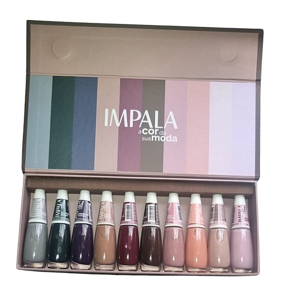 PresKit 10 Esmalte Impala A Cor Da Sua Moda - 7,5ml
