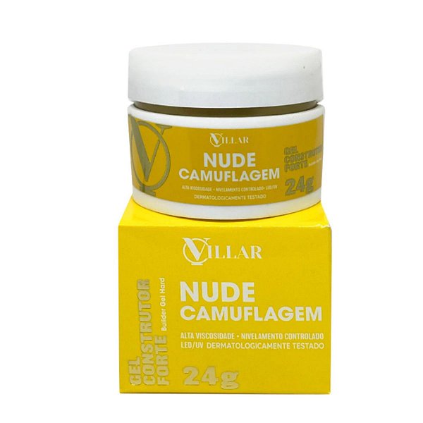 Gel Construtor Forte Nude Camuflagem Villar 24g