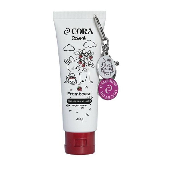 Creme Hidratante para as mãos Cora Colorê Framboesa 40gr