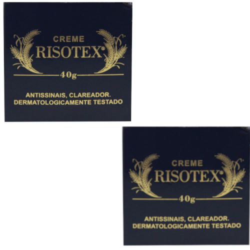 Creme Risotex Original 40g Kit com 2 unidades