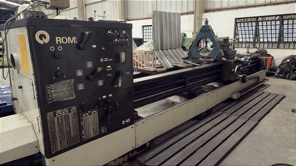 Torno Mecânico 5000mm x 650mm E-45 Romi