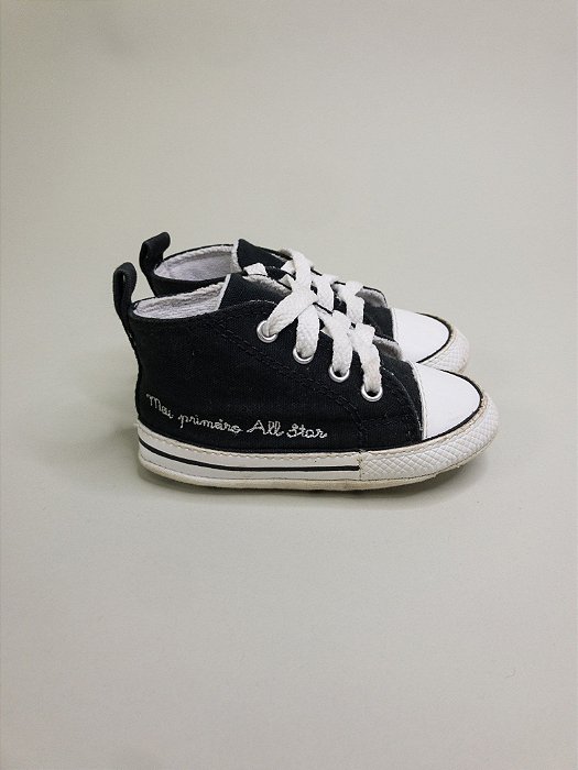 Tênis All Star Converse Feminino - Branco/preto/branco - CT 09830001