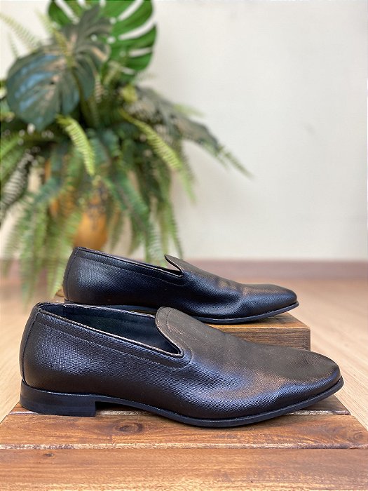 Sapato Social Zara Men Preto - Dona Chica Brechó Online