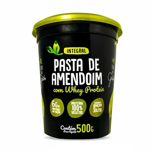 Pasta de Amendoim com Whey Protein