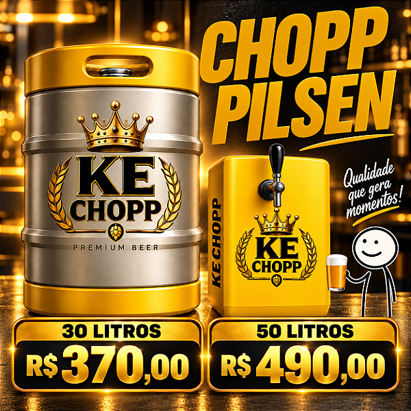 Chopp Pilsen - Chopp Claro 50 L