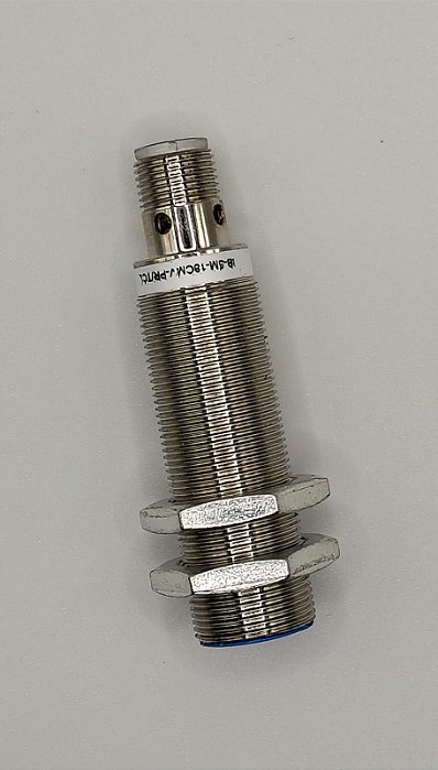 Sensor Indutivo Tecnotron IB-5M-18CMV-PR/TCL – PNP, NA+NF, Conector M12, Ø18mm, Detecção 5mm