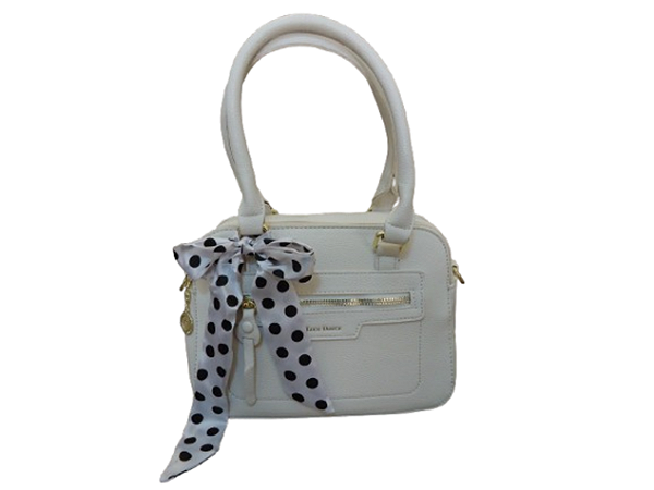 Bolsa OFF-WHITE, lencinho poa detalhe amarrado