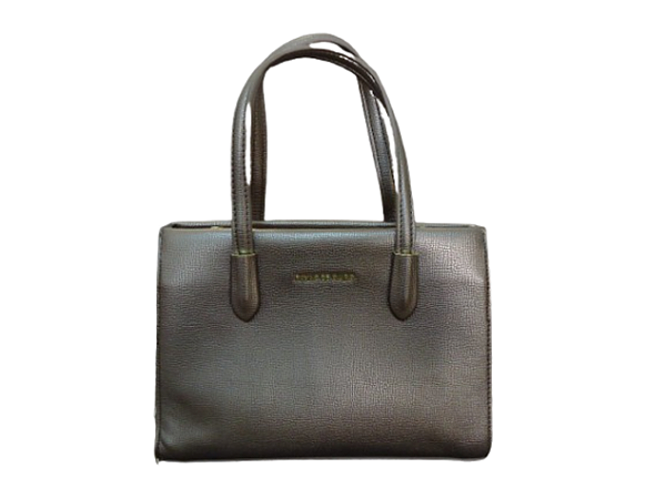 Bolsa BRONZE metalizada, alça fixa mão e alça transversal