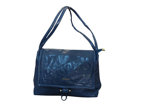 Bolsa AZUL, material plissado maravilhosa