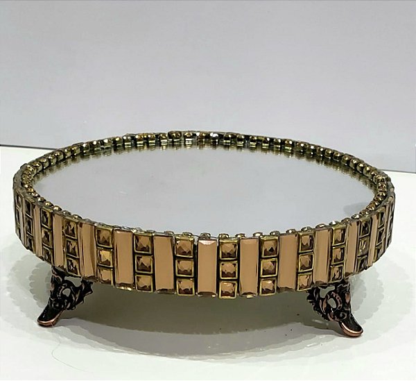 Bandeja Espelhada Redonda