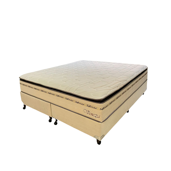 Conjunto Box Veneza Molas Ensacadas Super King