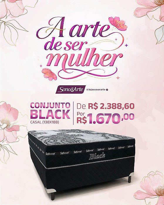 Conjunto Box Black Molas Ensacadas.