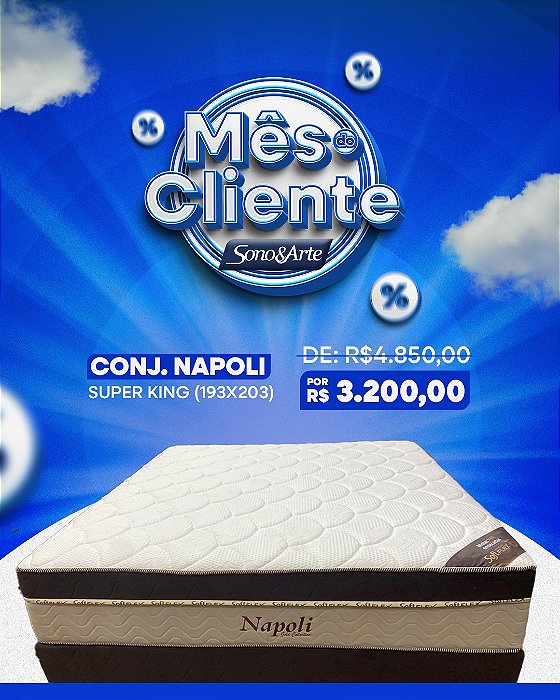 Conjunto Box Napoli Molas Ensacadas  - Soft Flex
