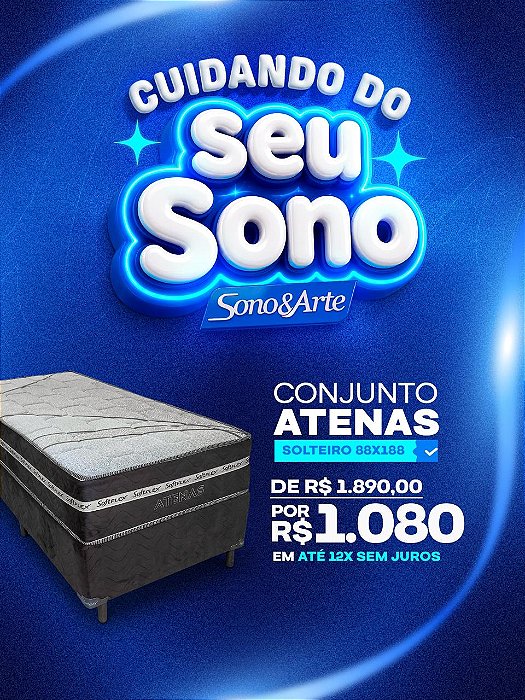 Conjunto Box Atenas Collection Molas Ensacadas - Soft Flex