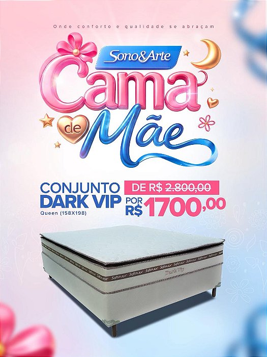 Conjunto Box Gold Dark Vip Molas Ensacadas - Soft Flex