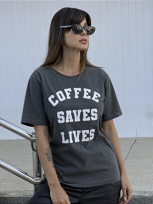 T-shirt Coffee Saves Lives