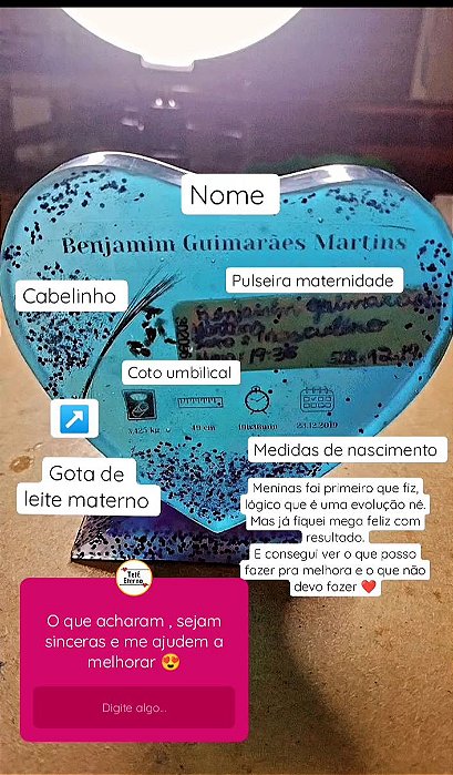 Porta Momentos Eternos ❤️