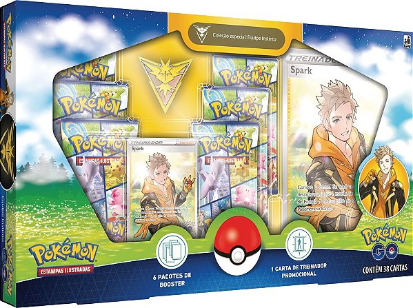 Box de Cartas - Pokémon GO - Eevee Radiante - Broche - 38 Cartas - Copag