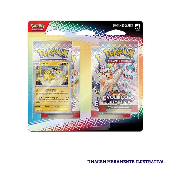 Pokémon Blister Quádruplo EV8.5 Evoluções Prismáticas - Jolteon