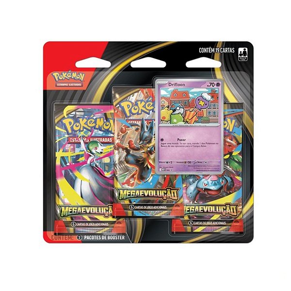 Pokémon Blister Triplo ME01 - Megaevolução -Drifloon