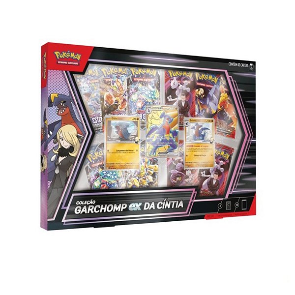 Pokémon Box Coleção Garchomp ex da Cíntia
