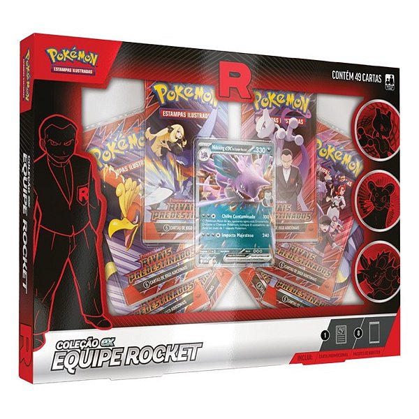 Pokémon Box Coleção Ex Equipe Rocket - Nidoking
