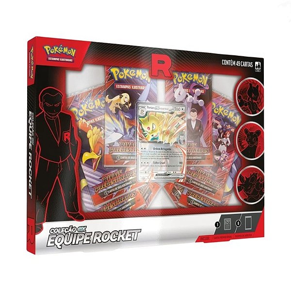Pokémon Box Coleção Ex Equipe Rocket - Persian