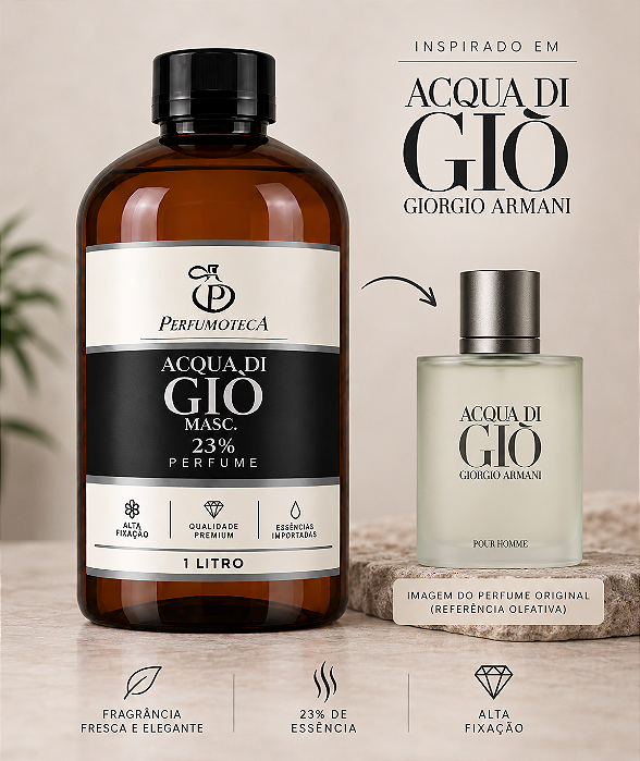 PERFUME ACQUA DI GIO - 1 LT