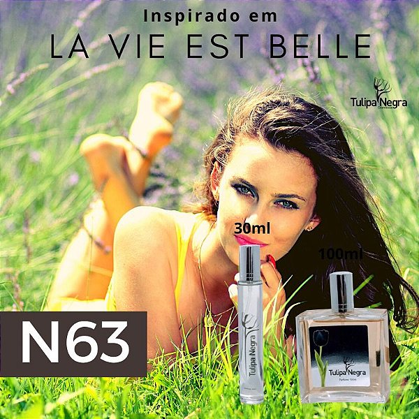 Perfume Tulipa Negra N 63 - La Vie est Belle