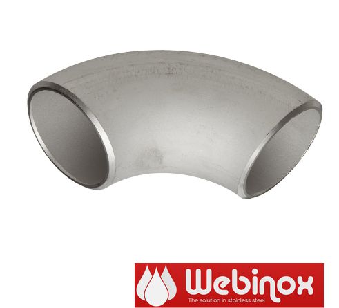 Curva 90º Schedule 10s Inox